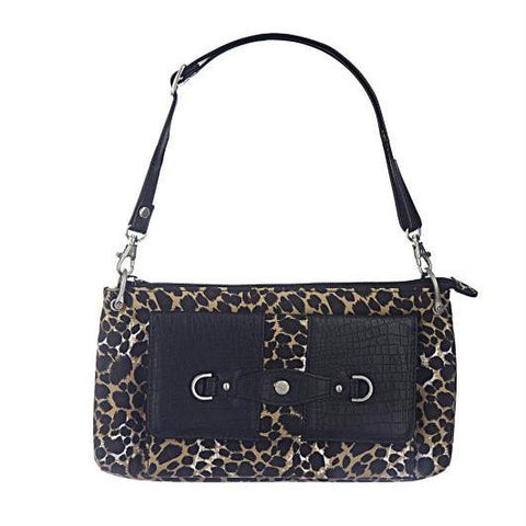 Travelon Microfiber Mini Shoulder Bag - Leopard