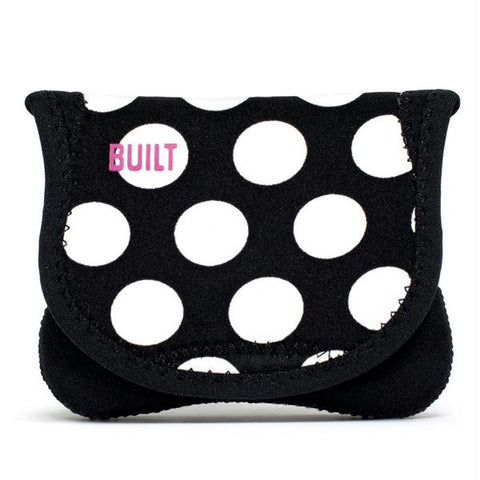 BUILT Neoprene Compact Camera Envelope - Big Dot Black & White