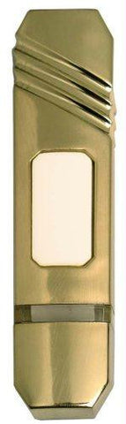 Heath Zenith Wireless Pushbutton (Satin Brass)