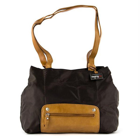 Travelon Twenty9Five Piegare Mini Tote (Brown)