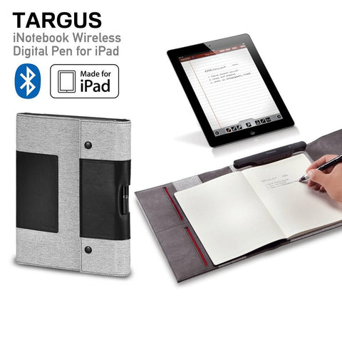 Targus iNotebook Wireless Digital Pen for iPad, White-Black (AMD00101US)