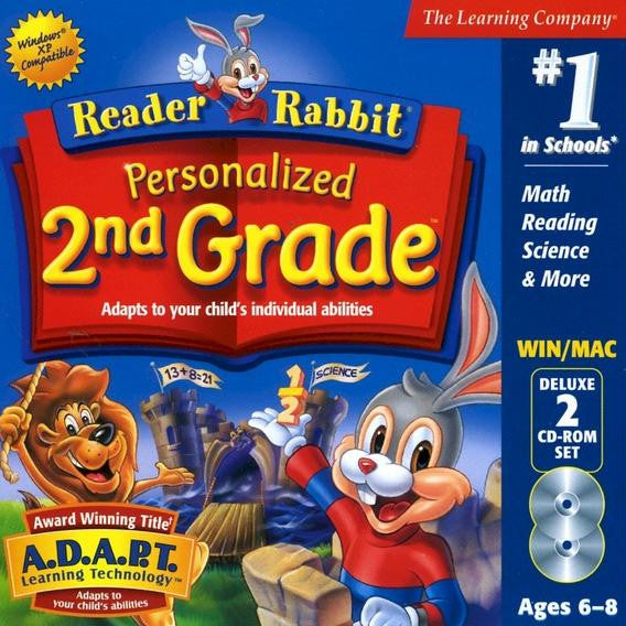 Reader Rabbit Personalized 2nd Grade Deluxe