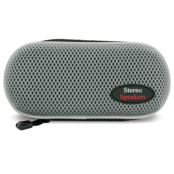 Sporty Nylon Portable Stereo Speaker (Gray)