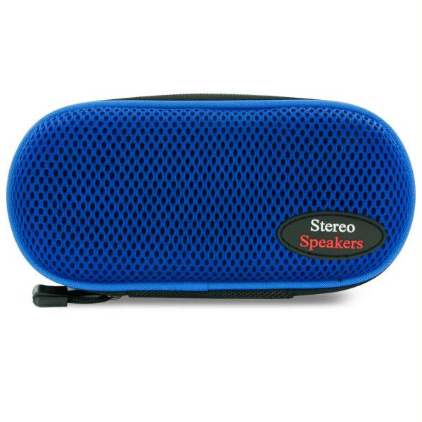 Sporty Nylon Portable Stereo Speaker (Blue)