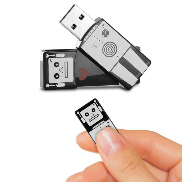 EMTEC Swivel Series 4GB USB 2.0 Flash Drive (Robot)