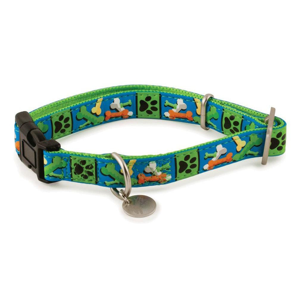 PetSafe Bark Avenue Quick Snap Collar (Large, Parade of Bones)