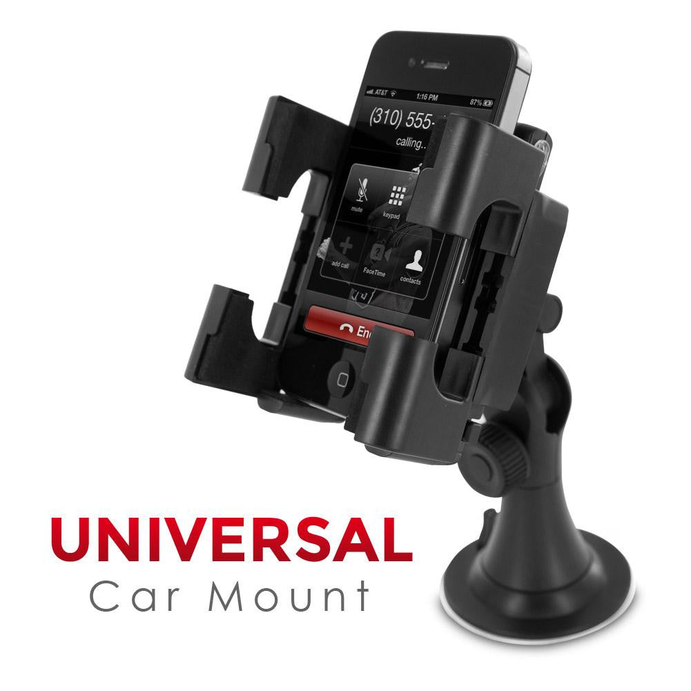 Universal Car Mount With 360-Degree Rotation For Mobile Electronic Devices