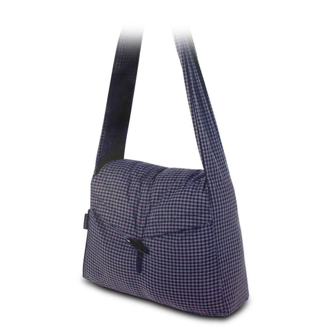 Travelon Stow-Away Shoulder Bag - Purple Plaid