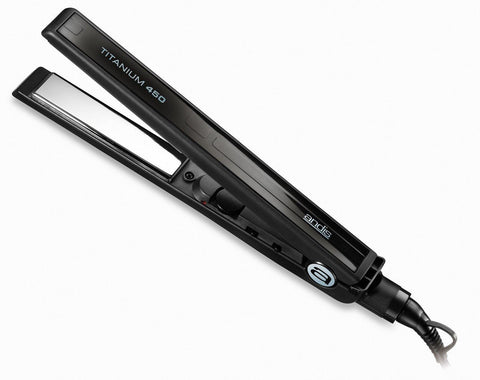 Andis 66045 Vibrating 1 Curved Edge Titanium Flat Iron