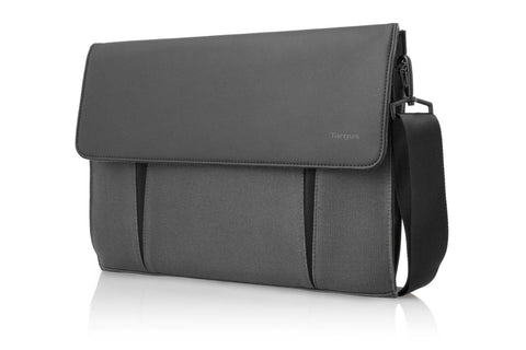 Targus Ultralife Thin Canvas Case for 14 Ultrabooks-Macbooks - Charcoal Gray