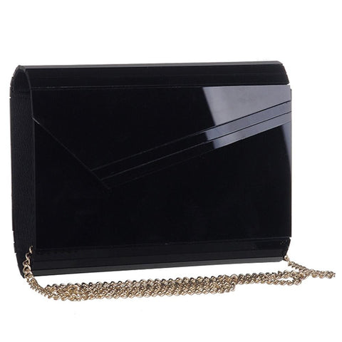 Mad Style Black Acrylic Slant Envelope