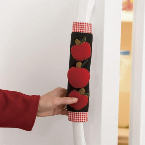 Kitchen Appliance Handle Covers with Grape Design