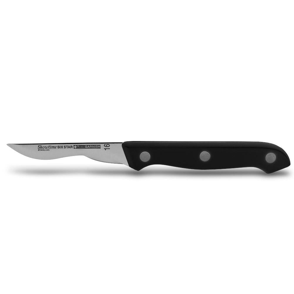 Ronco Six Star+ Garnish Knife #16 (Black)