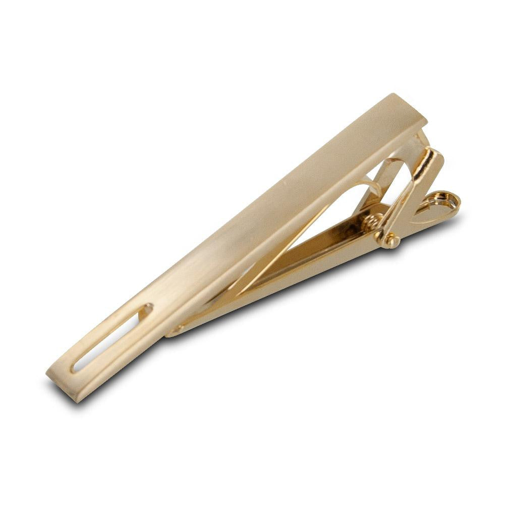 Seville Men"s Sleek Gold Tie Bar