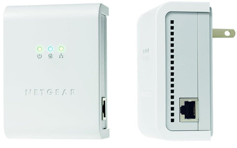 Refurbished Netgear Powerline Network 10-100 Adapter Kit, 85Mbps