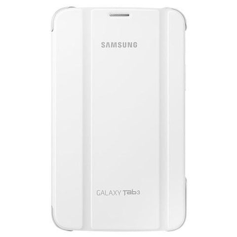 Samsung Galaxy Tab3 Magnetic Book Cover Case (White)