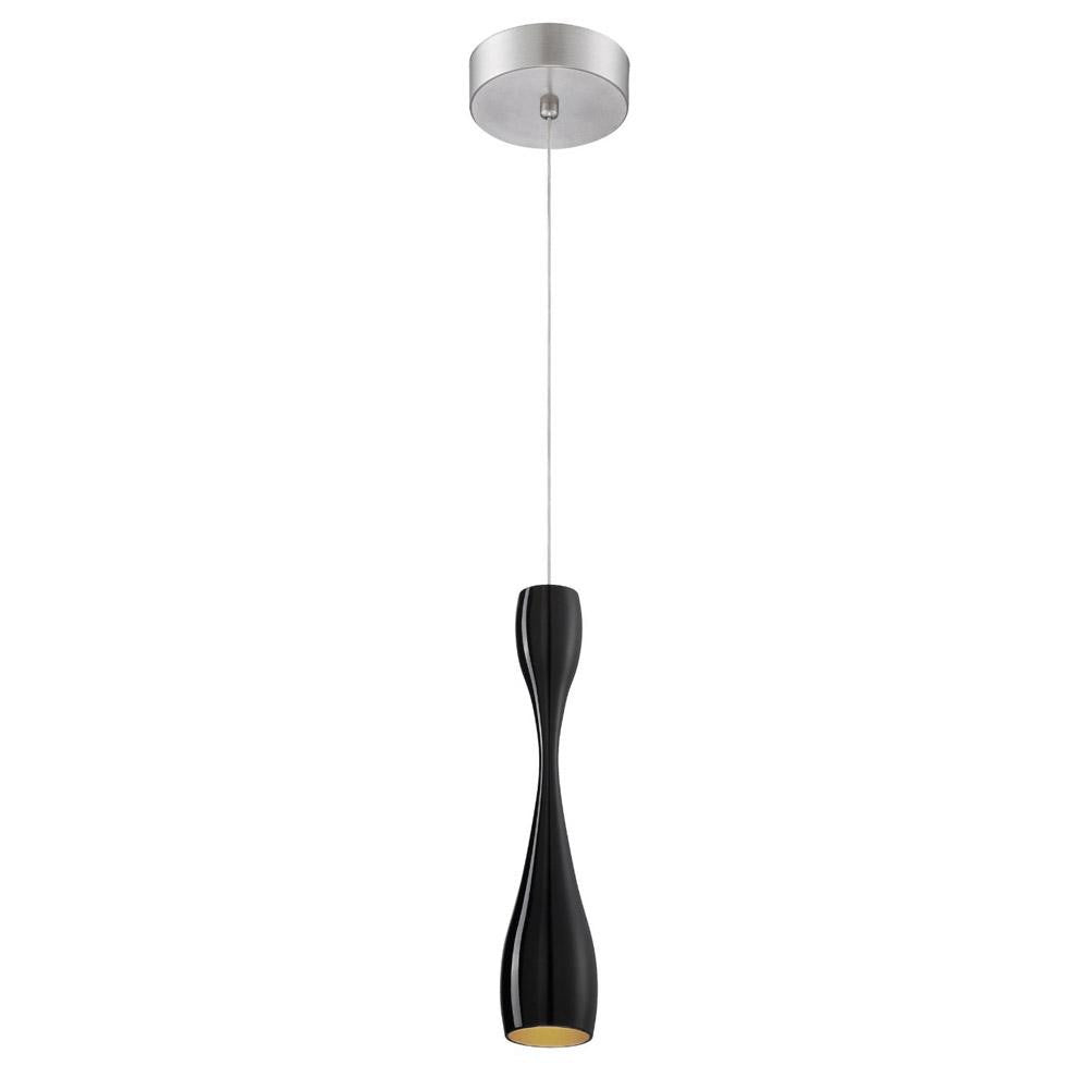 Philips Forecast Sophia LED Pendant Light Fixture, Gloss Black