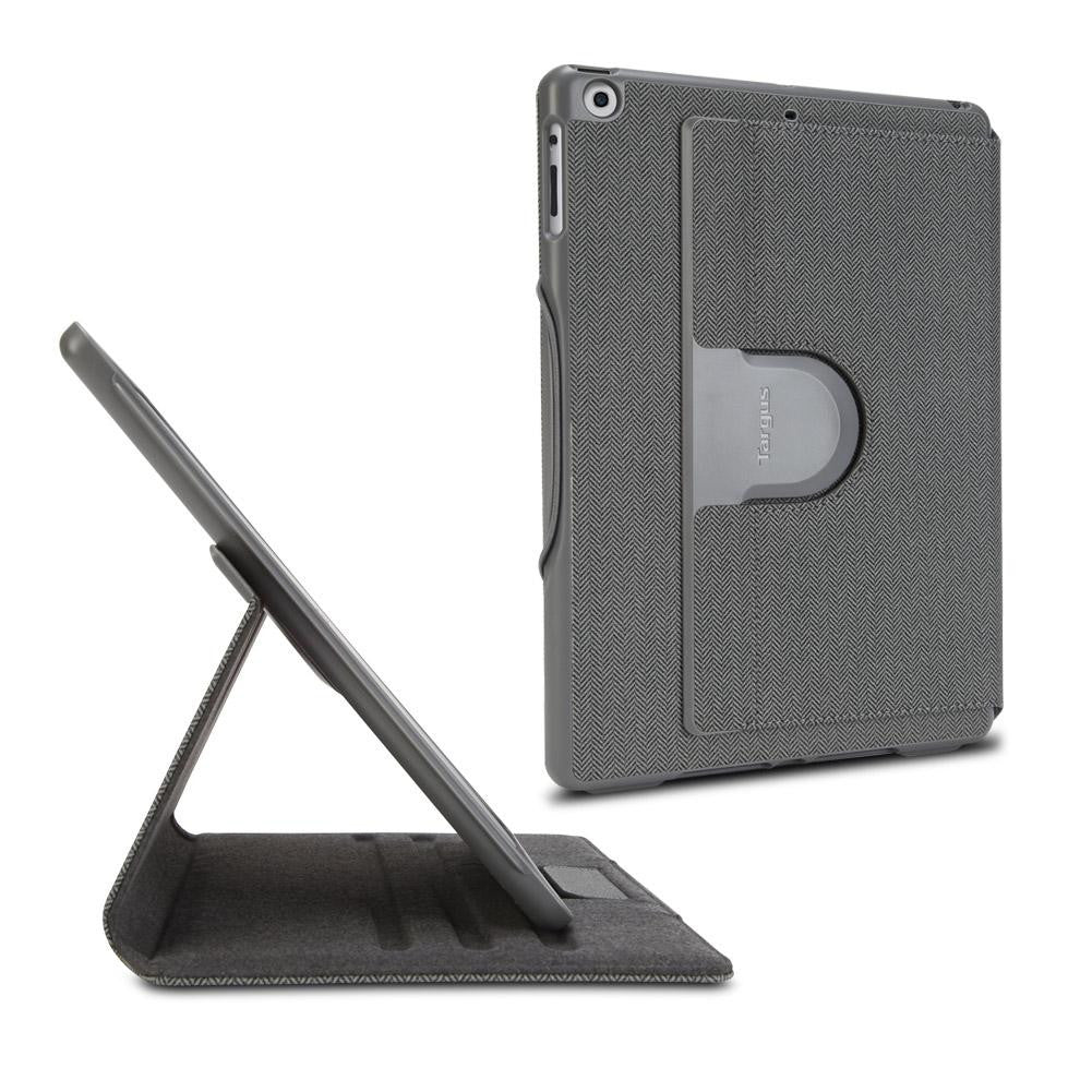 Targus Versavu Slim THZ34804US Carrying Case for iPad Air - Gray Herringbone