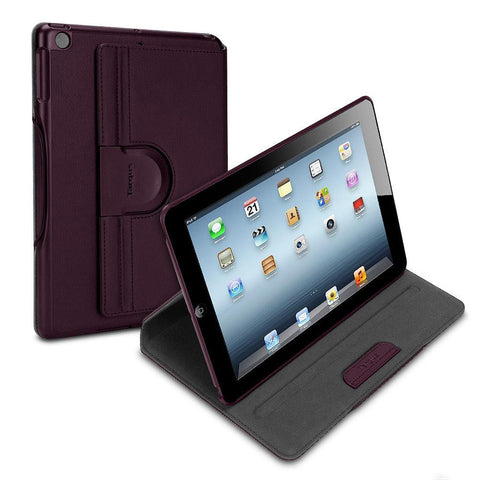 Targus Versavu THZ19602US Rotating Carrying Case for iPad Air - Black Cherry