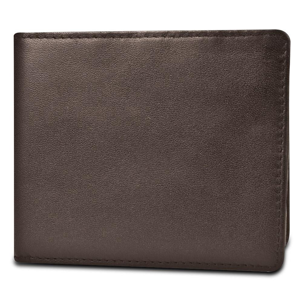 Travelon SafeID Hack-Proof RFID Blocking Leather Billfold, Brown