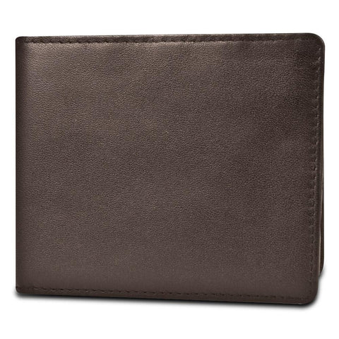 Travelon SafeID Hack-Proof RFID Blocking Leather Billfold, Brown