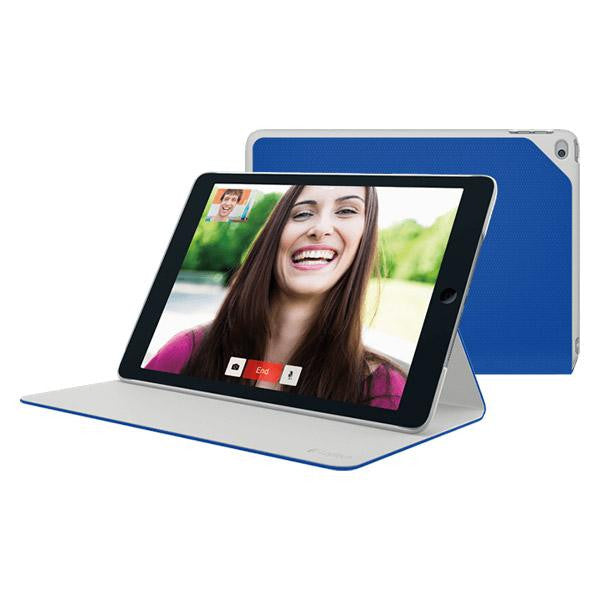 Refurbished Logitech Hinge Case for iPad Air 2, Electric Blue