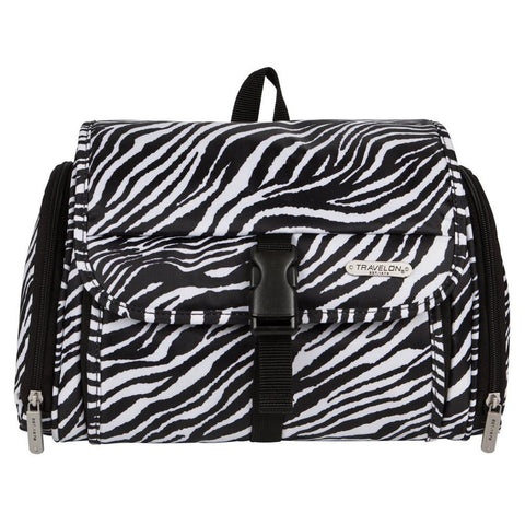 Travelon Hanging Toiletry Kit, Zebra