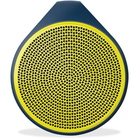 Logitech X100 Mobile Bluetooth Wireless Speaker, Yellow-Blue