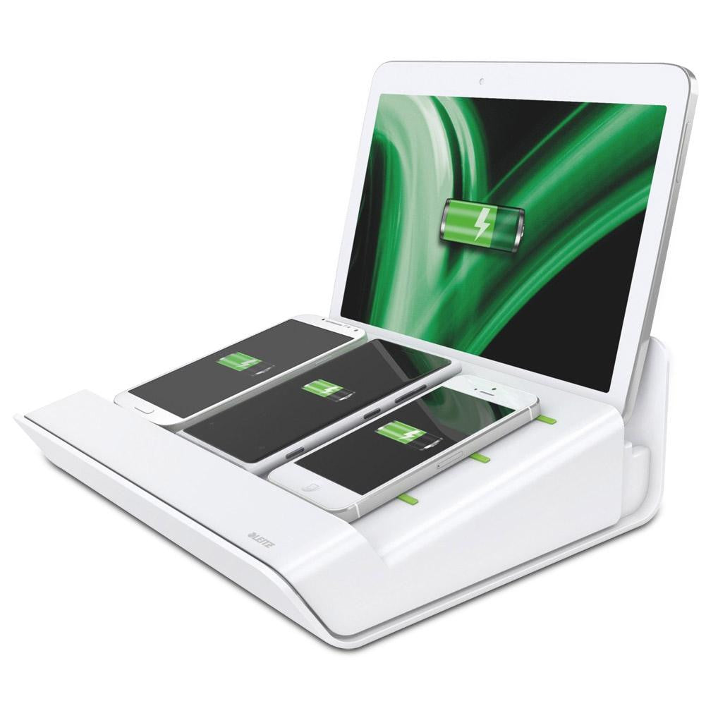 Leitz XL Mobile Multi-Device Charging Station, White