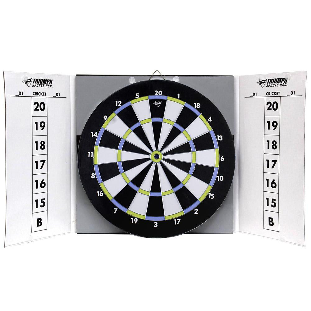 Triumph Steel Tip Dartboard Game Station