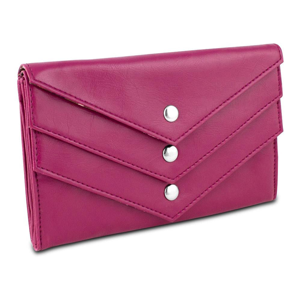 Travelon Tri-Flap Wallet, Pink