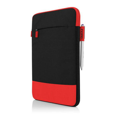 Incipio Asher Nylon Sleeve for Microsoft Surface 3, Red-Black