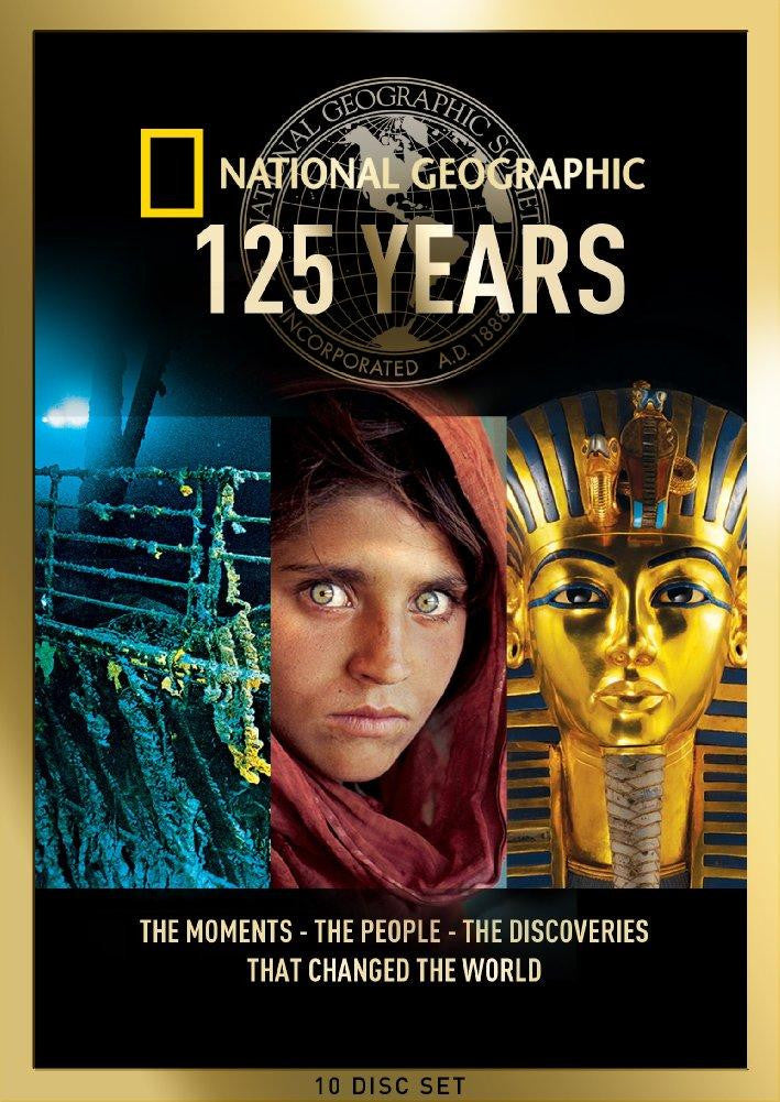 National Geographic: 125 Years DVD Collection (With 125th Anniversary Map)