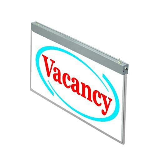 Actiontek Acrylic LED Sign - Vacancy