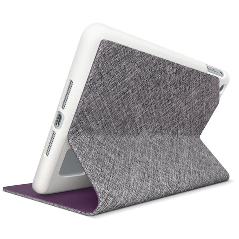 Logitech Hinge Folio Case for iPad mini - Mid-Grey Linen