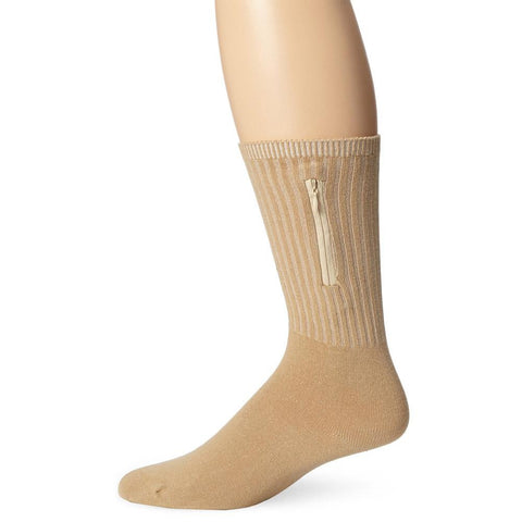 Travelon Security Socks, Tan (Large)