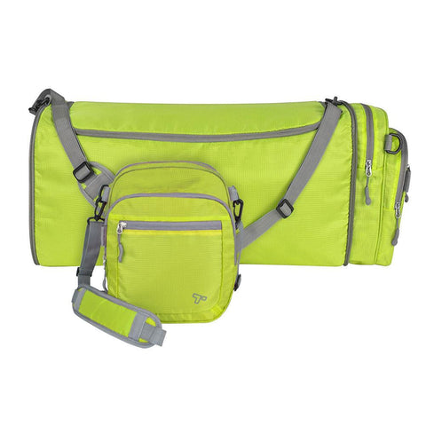 Travelon Convertible 2-in-1 Crossbody Duffel, Lime