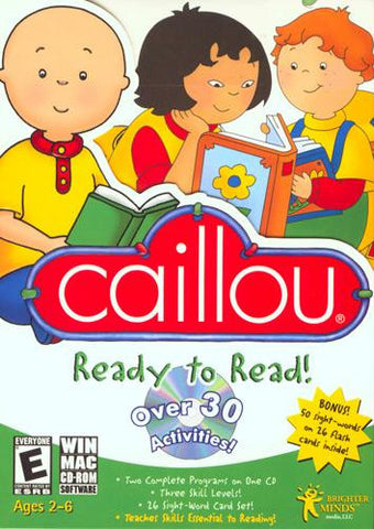 Caillou Ready To Read for Windows and Mac