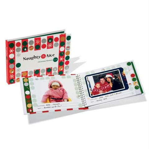 Naughty & Nice Christmas Memory Book